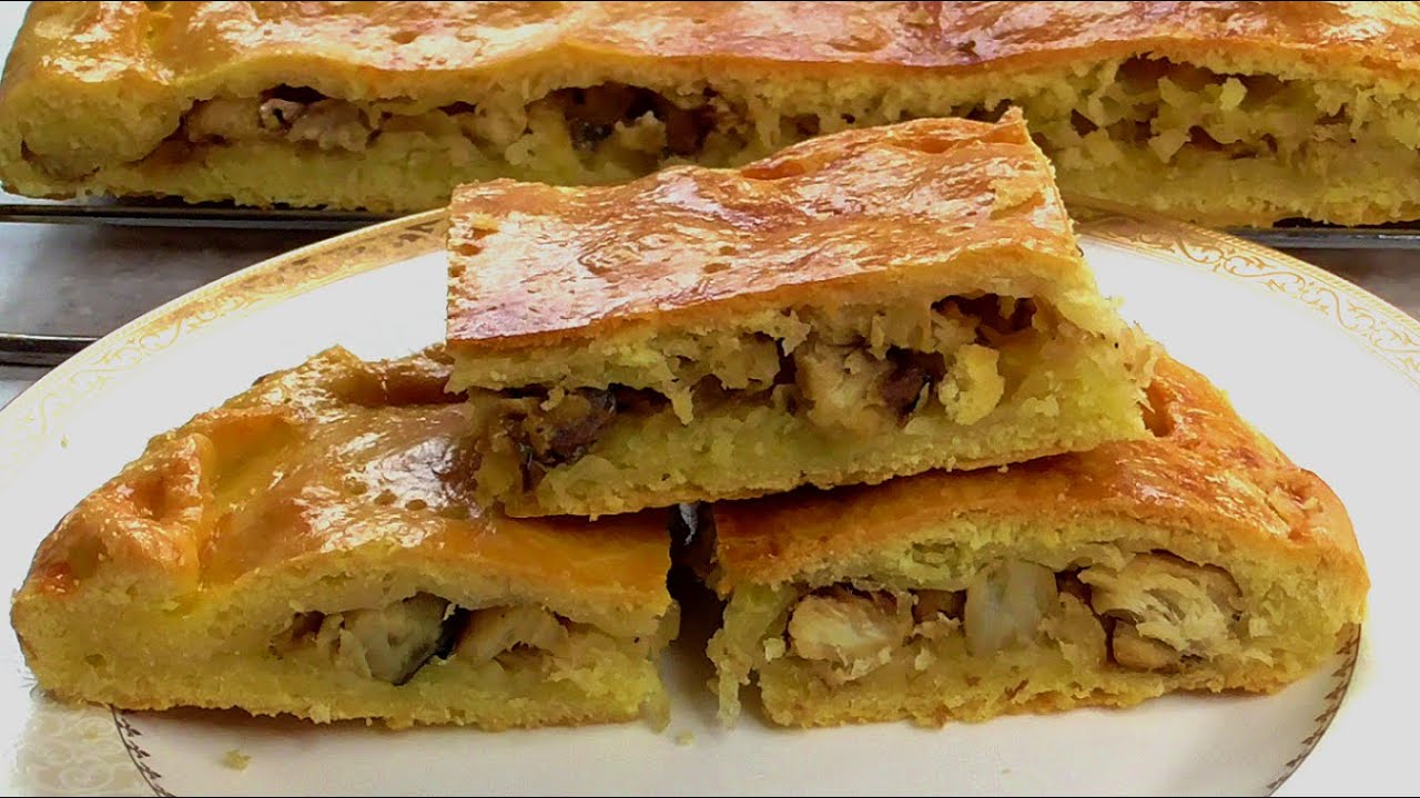 Пирог с рыбой. Самый вкусный пирог из скумбрии.