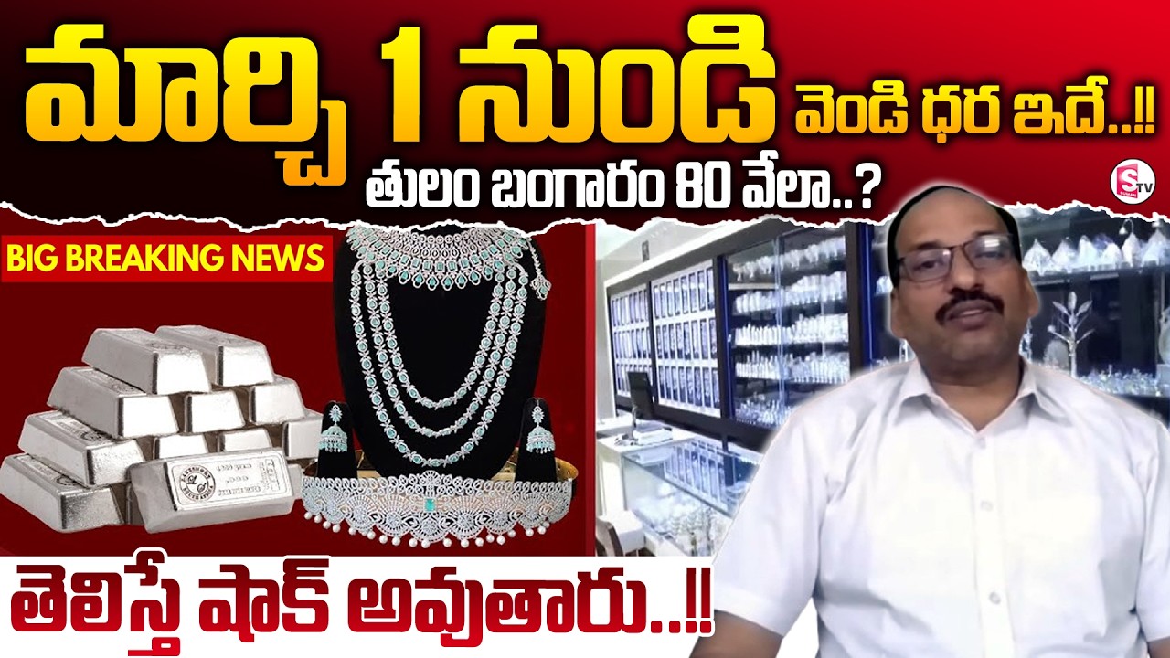 Market Analyst Sri Rama Chandra Murthy on Gold & Silver Rates | SumanTV Janaki
