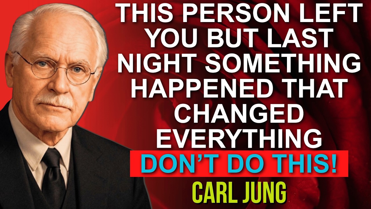 This Person Left You But Last Night Something Happened That Changed Everything | Carl Jung