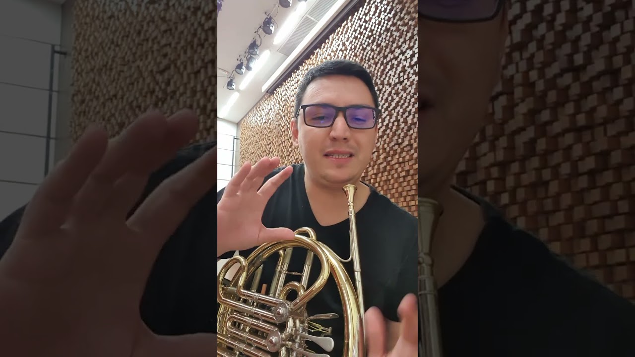 Como tirar um som bonito na trompa? aula prática