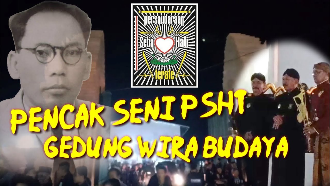 Luar biasa penampilan Pencak Seni PSHT PUSAT MADIUN di Gedung PSHT WIRA BUDAYA