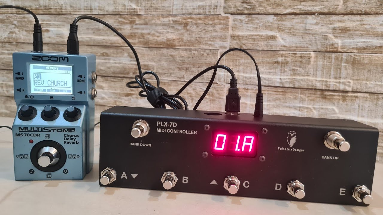 Zoom MS70 com Midi 7 Foots