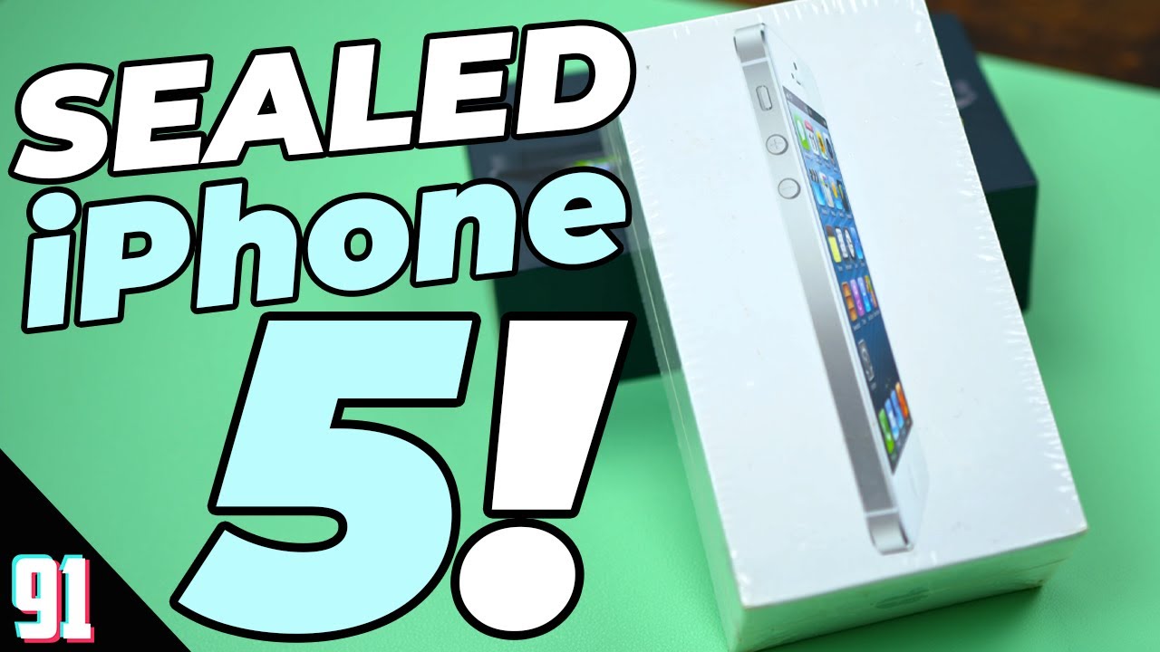 Unboxing a SEALED iPhone 5 on iOS 6 in 2023!