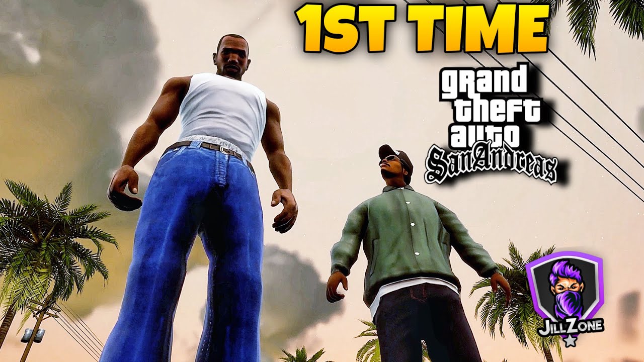 1st Time Playing GTA San Andreas 😍 | JILL ZONE 2.0