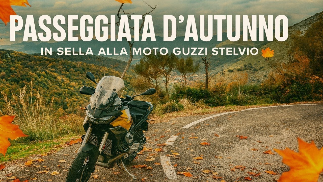 Autunno in Sella alla Moto Guzzi Stelvio | Relax & Panorama (OriginalSound)