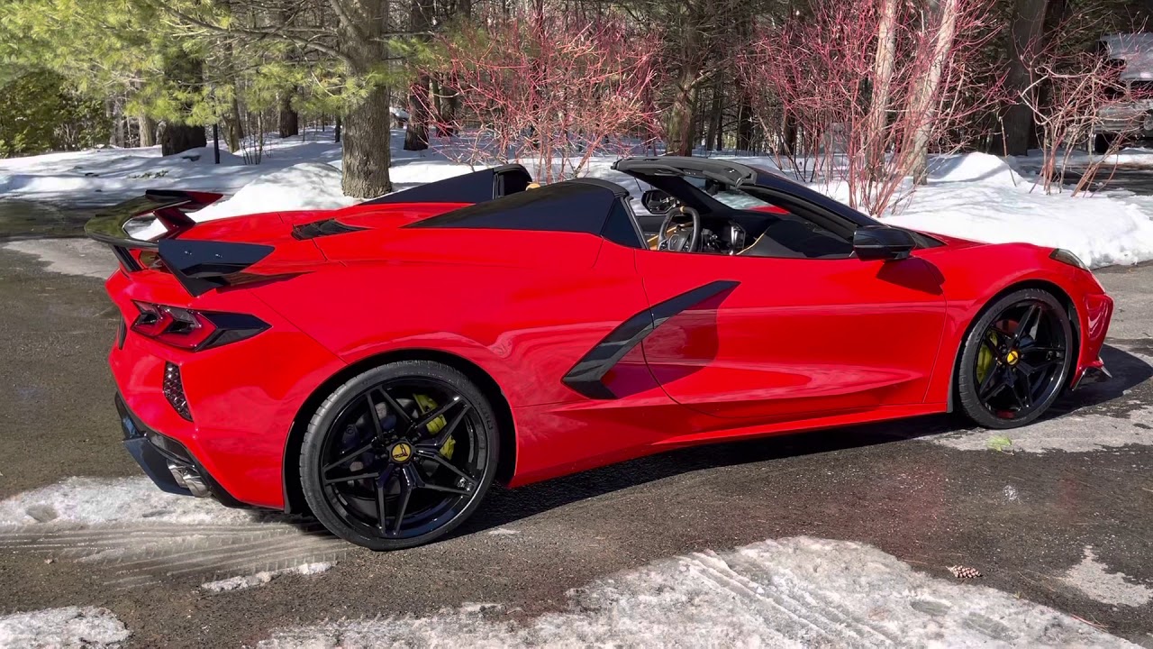 Sound test of C8 Corvette Spider with sport cats