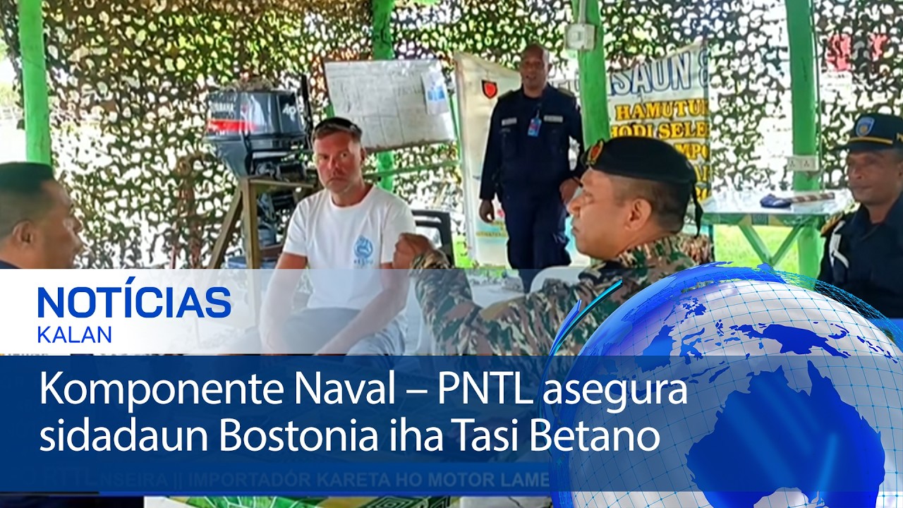 Komponente Naval – PNTL asegura sidadaun Bostonia iha Tasi Betano