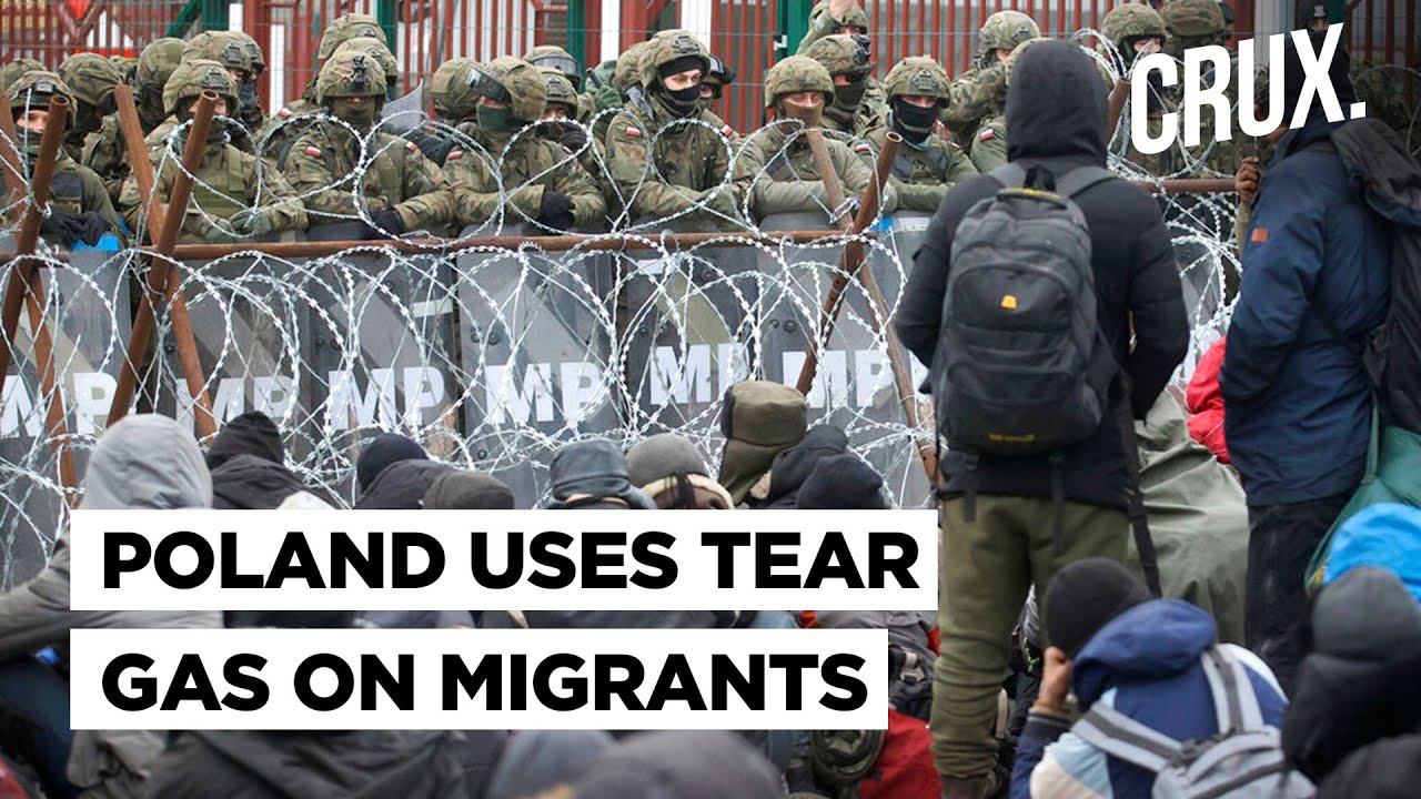 Poland Vs Belarus Over Refugees: Polish Guards Fire Tear Gas & Water Cannons, Politics Escalates