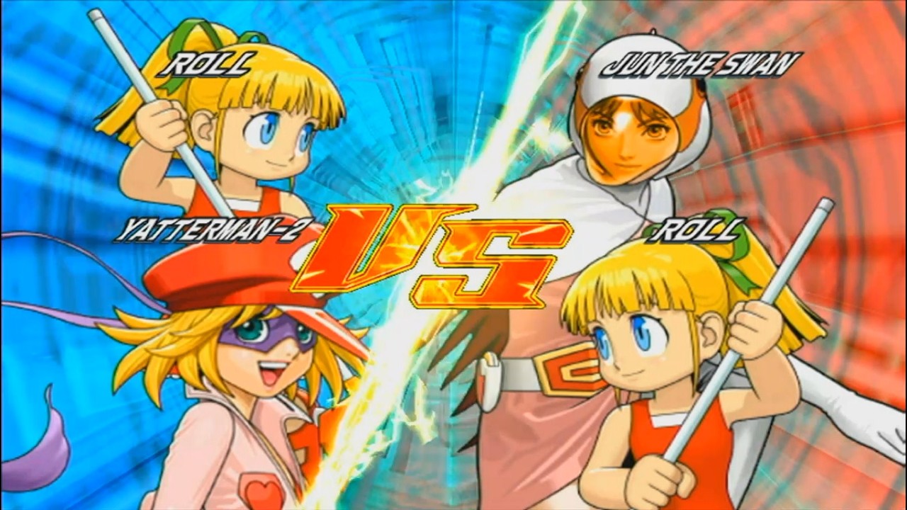 Tatsunoko vs Capcom Yatterman-2 and Roll arcade mode