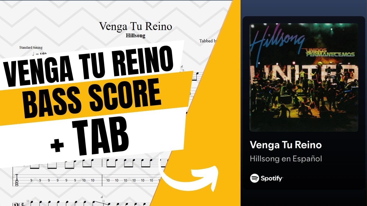 Venga Tu Reino - Hillsong | Bass Score + Tab