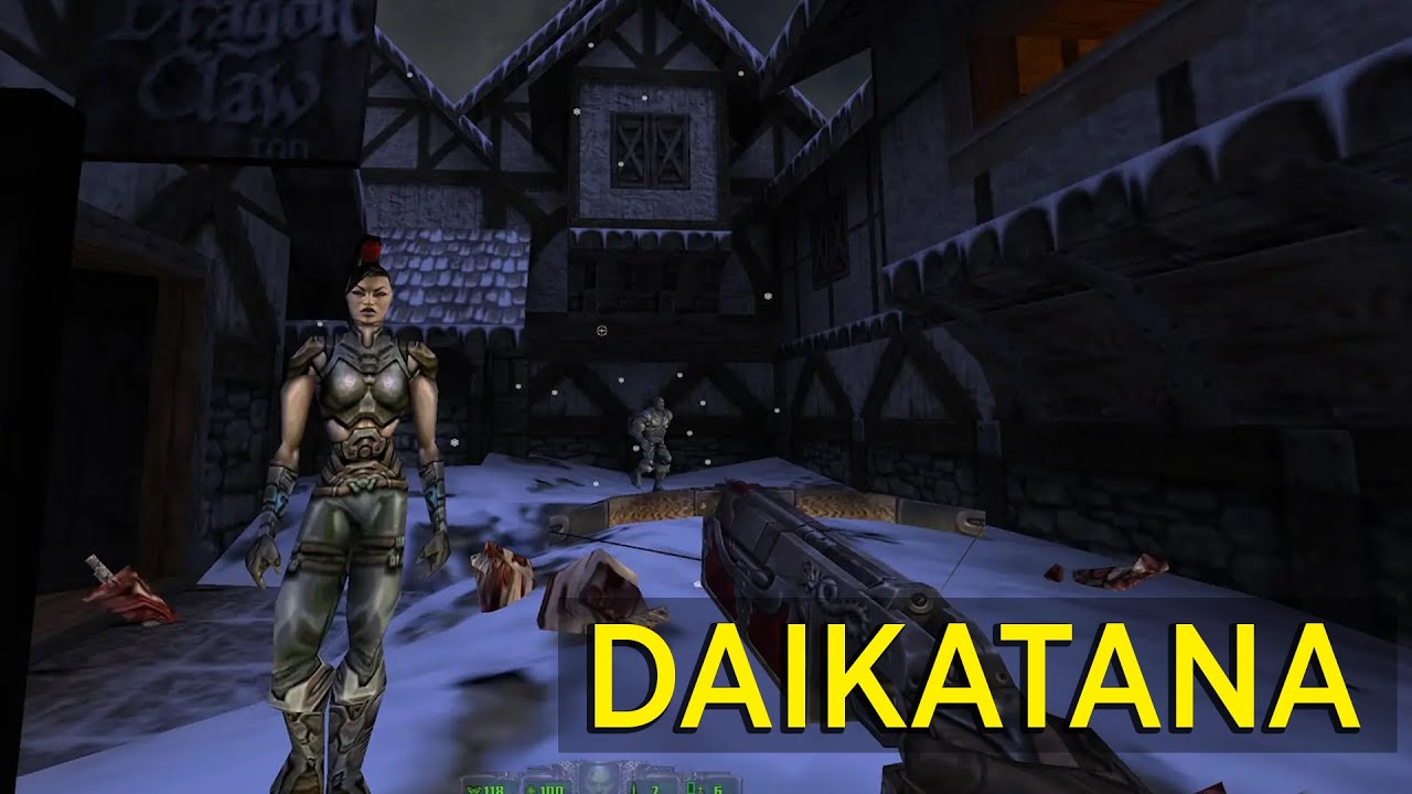 Проходим Daikatana - легендарный трэш-шедевр Джона Ромеро.