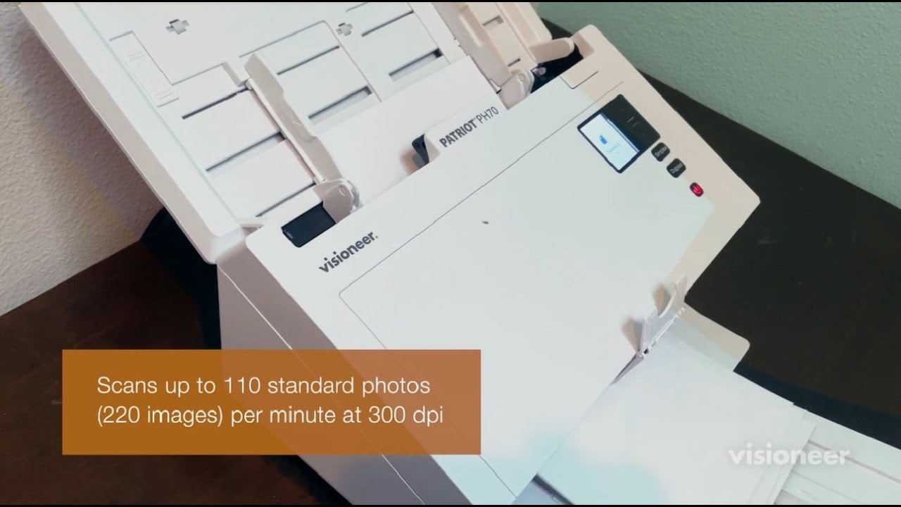 Scanning Photos with Visioneer High-Speed Photo Scanner PH70 & Visioneer OneTouch Software