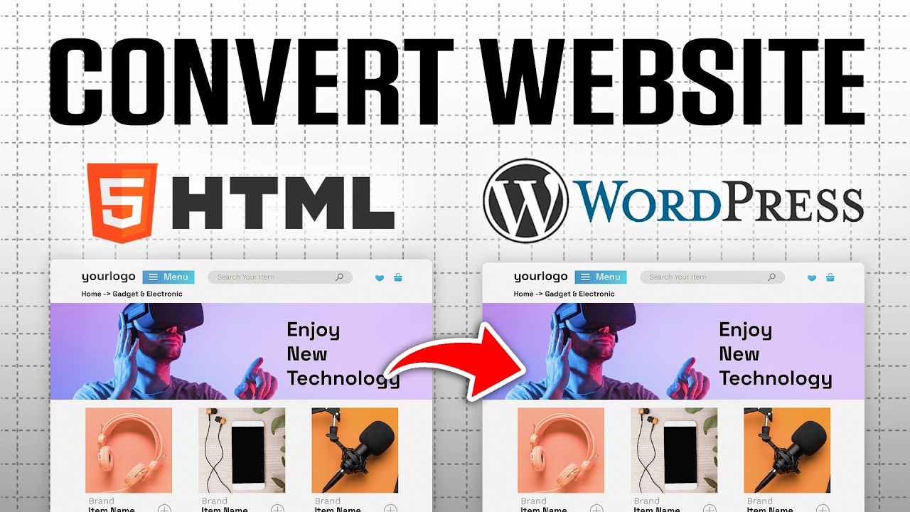 How To Convert HTML to WordPress in Minutes (No Coding Required)