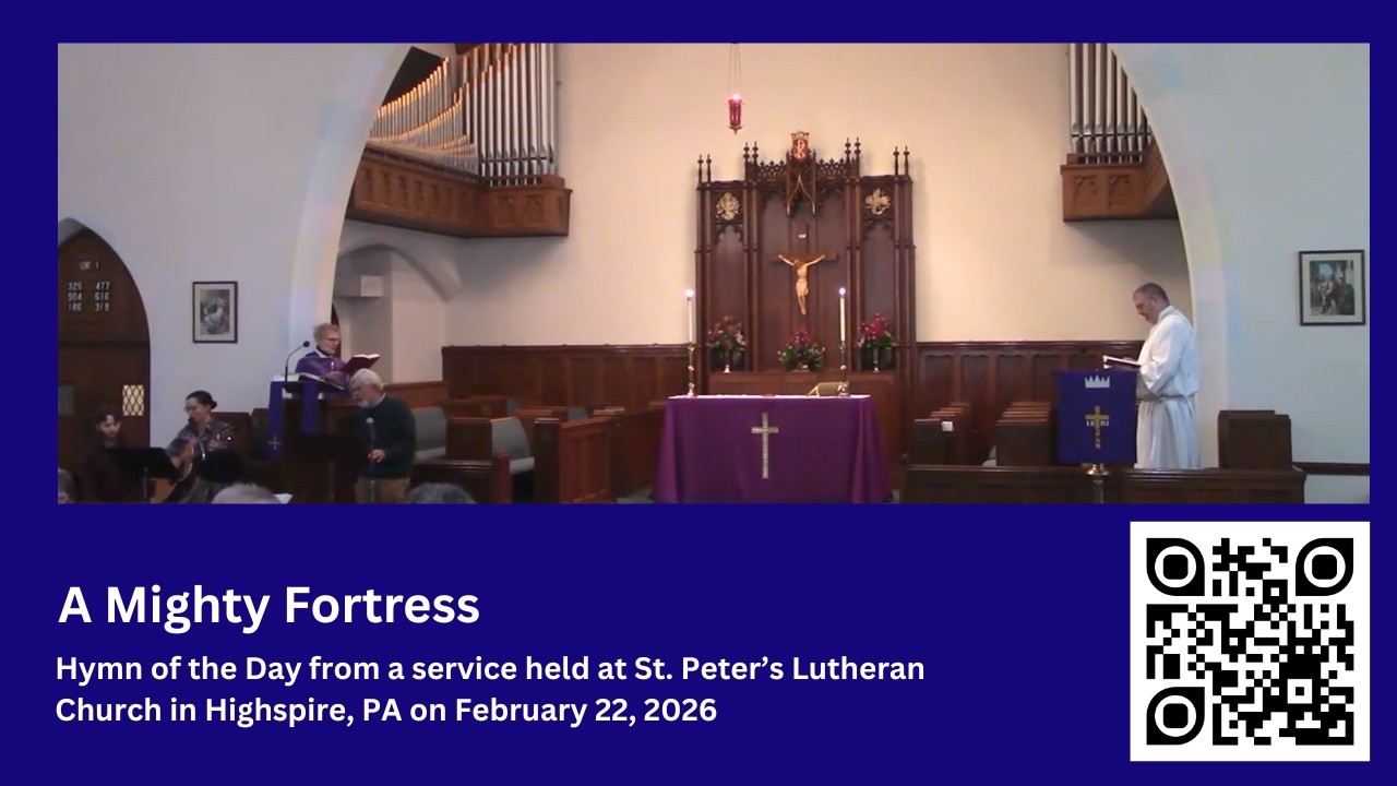 A Mighty Fortress:  Hymn of the Day, 2026