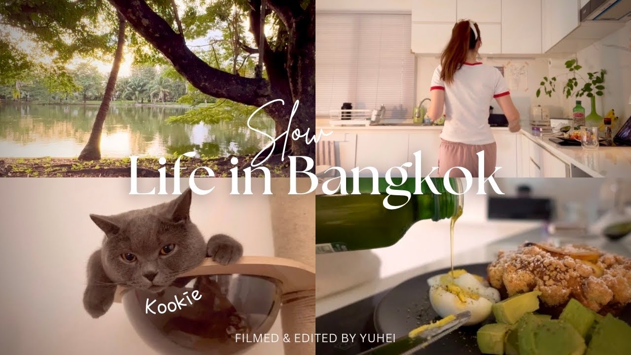 Slow Living in Bangkok’s old village | Intermittent Fasting, 🐱Kookie, and a Hidden Yakiniku Gem