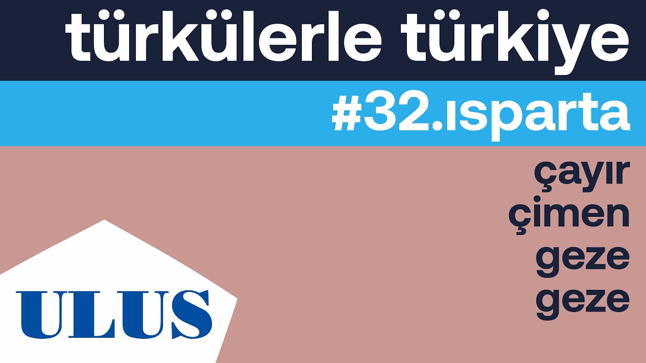 TTK - Çayır Çimen Geze Geze | Isparta Türküleri
