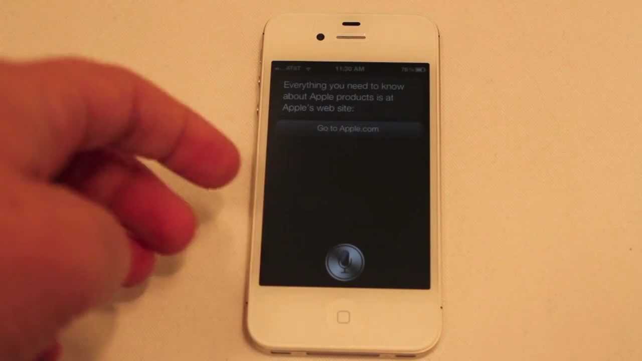 iPhone 4S Siri Demo