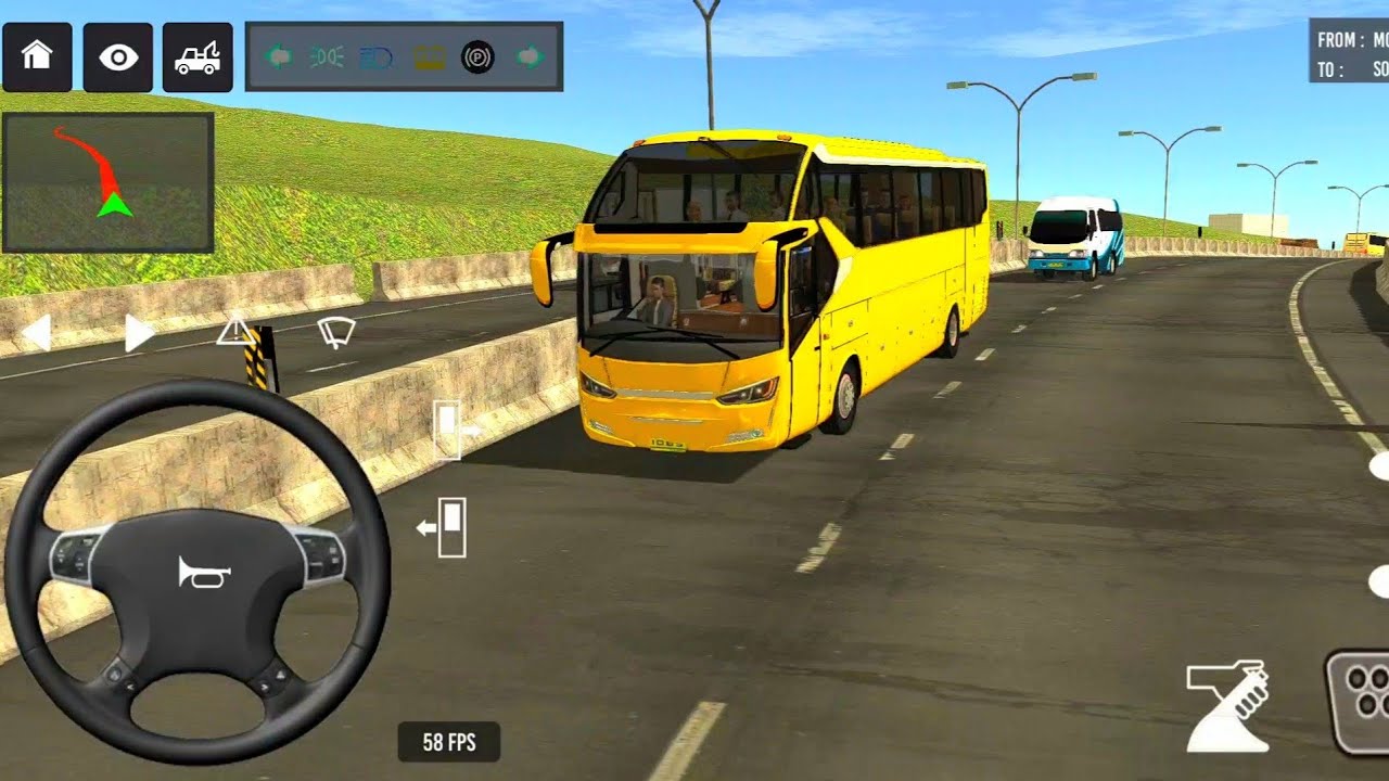 New Euro Coach Bus Driving 🚌😍 | Coach Bus Simulator Part 1 | Android Gameplay