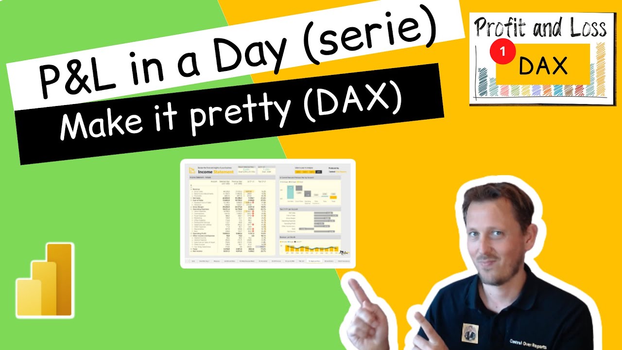 How to make the Power BI Income Statement pretty