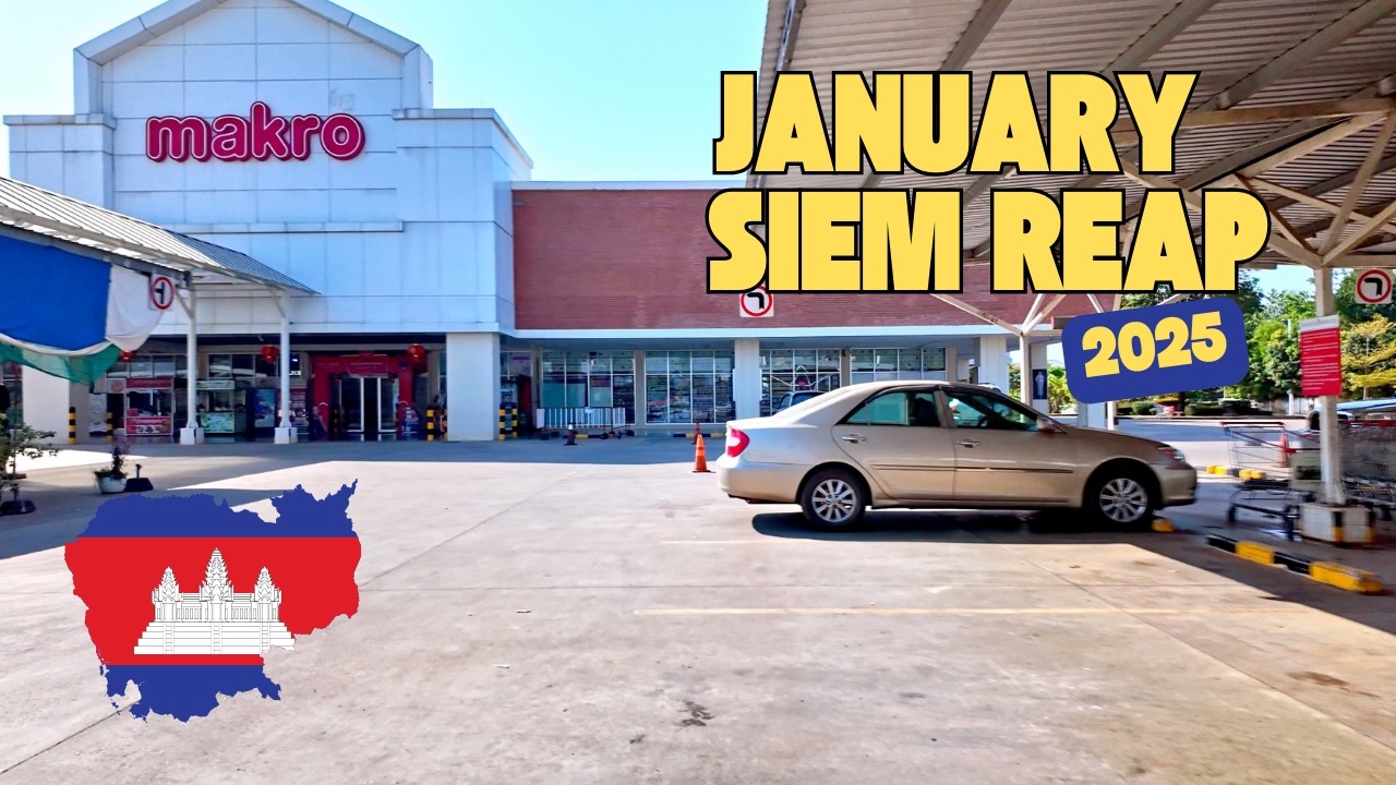 🇰🇭 What’s New in Siem Reap in 2025? Makro and Psar Leu Explored!