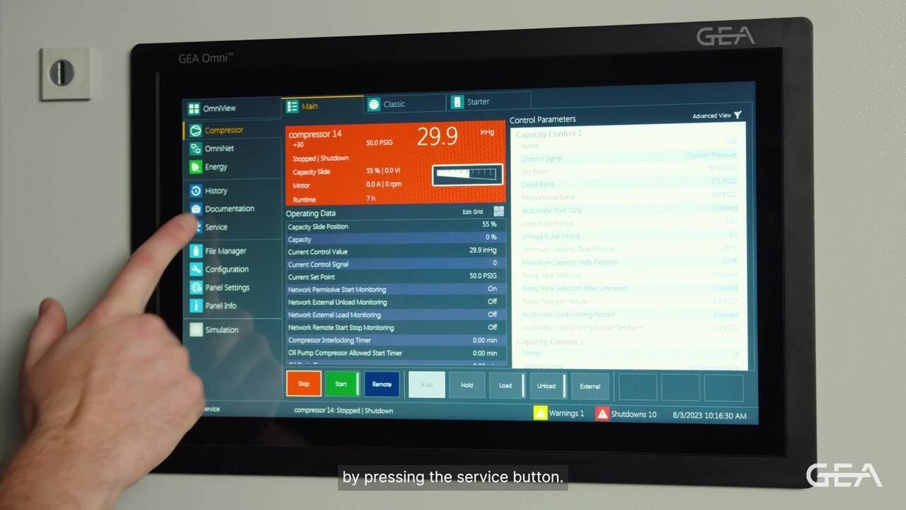 GEA Service Tutorial: Slide Valve Sensor Calibration w/ GEA Omni Panel