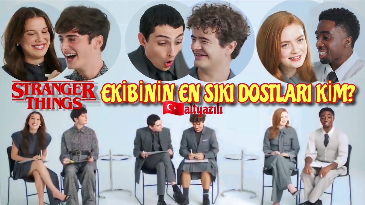 Знакомы ли актёры сериала «Очень странные дела»? / Турецкие субтитры / Интервью о 5 сезоне #stran...
