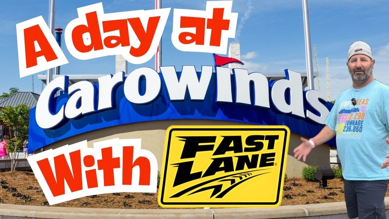 Carowinds Theme Park | Testing out Fast Lane: Is it worth it? | Food & Rides