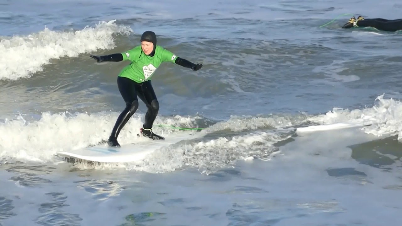 private lesson with the COLD HAWAII SURF CAMP in Klitm&oslash;ller Cold Hawaii.