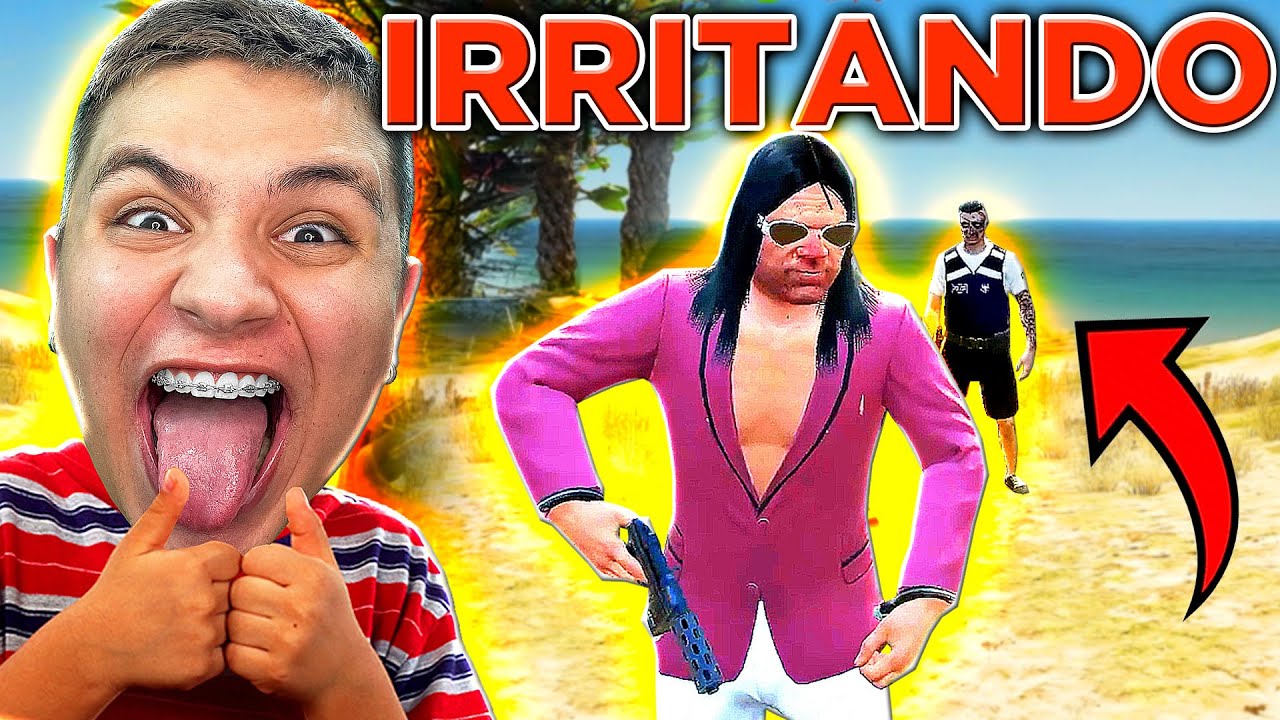 M@TEI O POLlCIAL DO JEITO MAIS RIDÍCULO no GTA RP 😂 (Paulinho o LOKO)