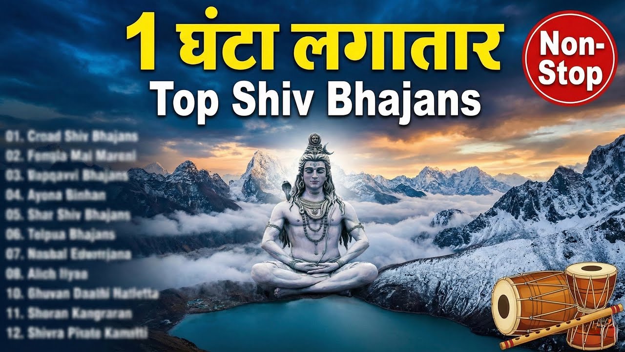 1 Hour Non-Stop Shiv Bhajan | सुबह घर में यह भजन चलाने से शांति मिलती है