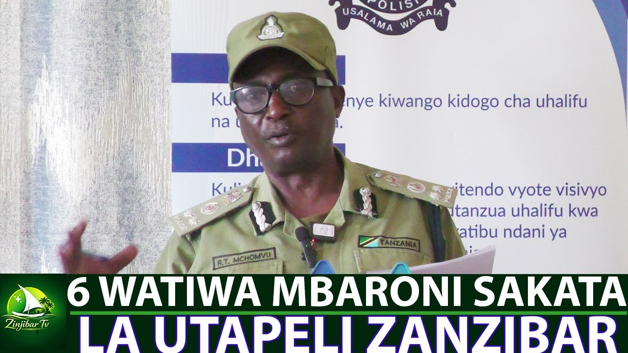 6 WATIWA MBARONI SAKATA LA UTAPELI ZANZIBAR