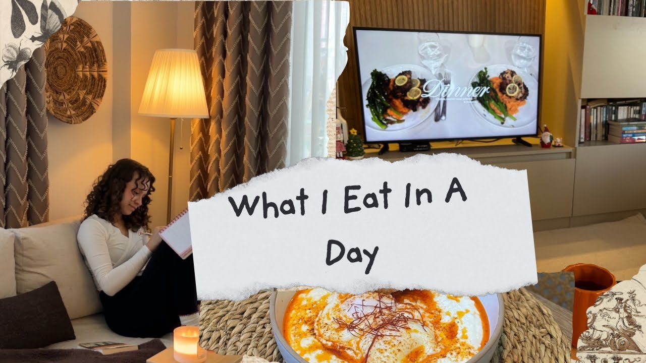 What ı eat in a day | çılbır, çıtır tavuklu sezar salata🍗🥬