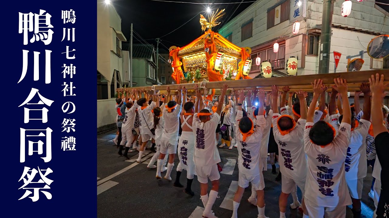 鴨川合同祭2024『白幡神社 夜の神輿渡御』 Kamogawa District Joint Festival