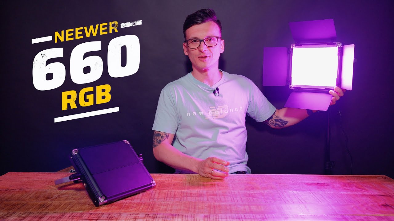 Neewer 660 RGB LED | Dobry budżetowy RGB panel led | Recenzja