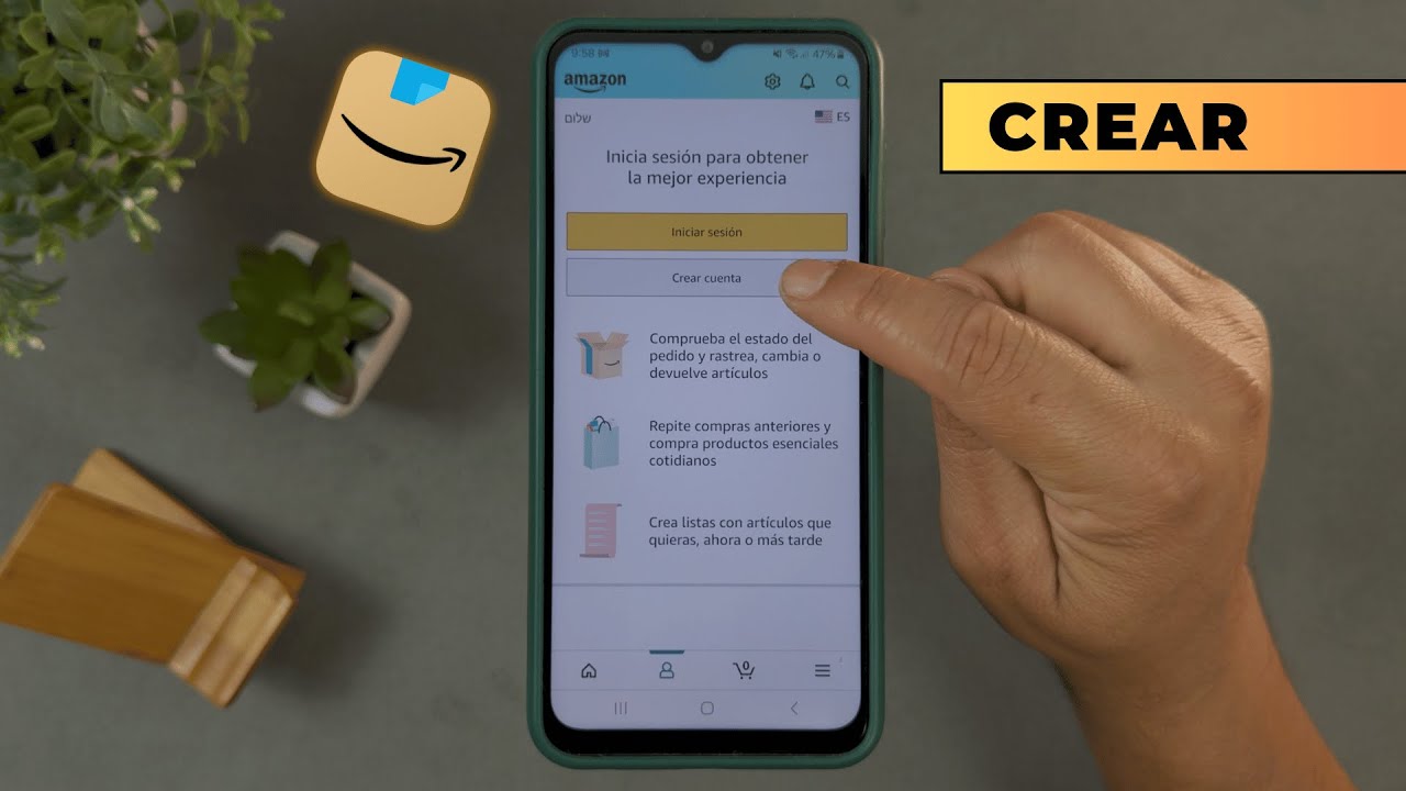 Cómo Crear una Cuenta en Amazon Desde el Celular Paso a Paso - 2025