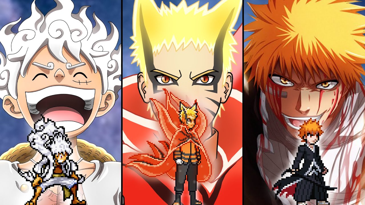 BIG 3 MELAWAN SELURUH KARAKTER ANIME! | Anime Mugen