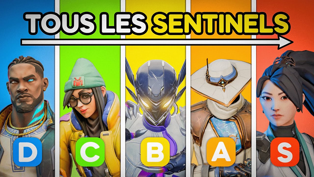 J’ai testé TOUS les SENTINELS de VALORANT pour trouver le MEILLEUR !?!