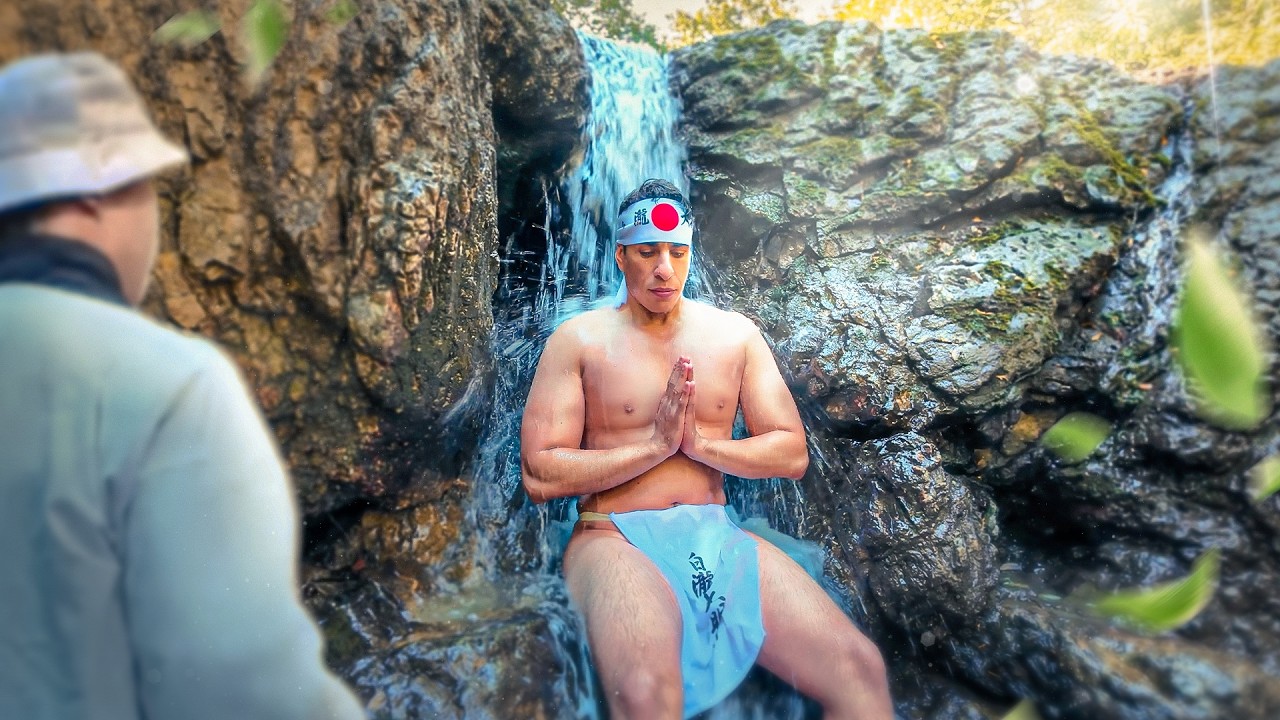 J’ai médité sous une cascade en plein hiver au Japon… j’ai souffert !