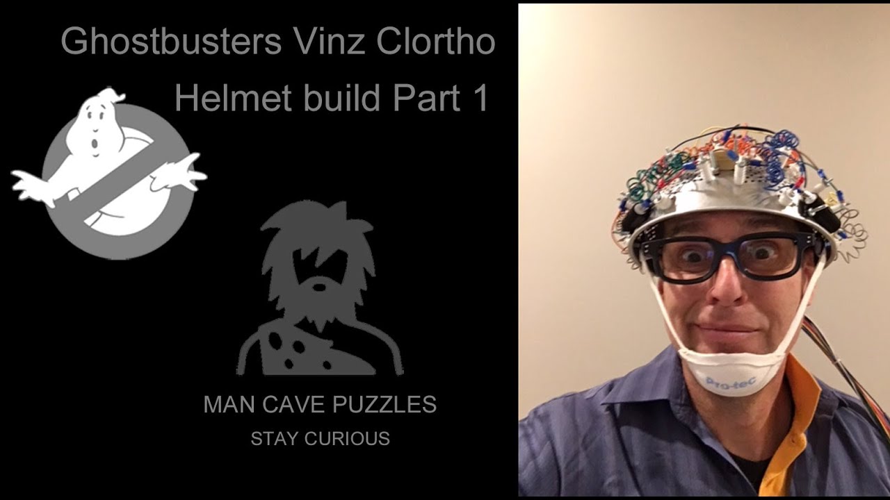 Part 1  Egon's Aura Video-Analyzer helmet  build- Ghostbusters Used on Vinz Clortho Keymaster