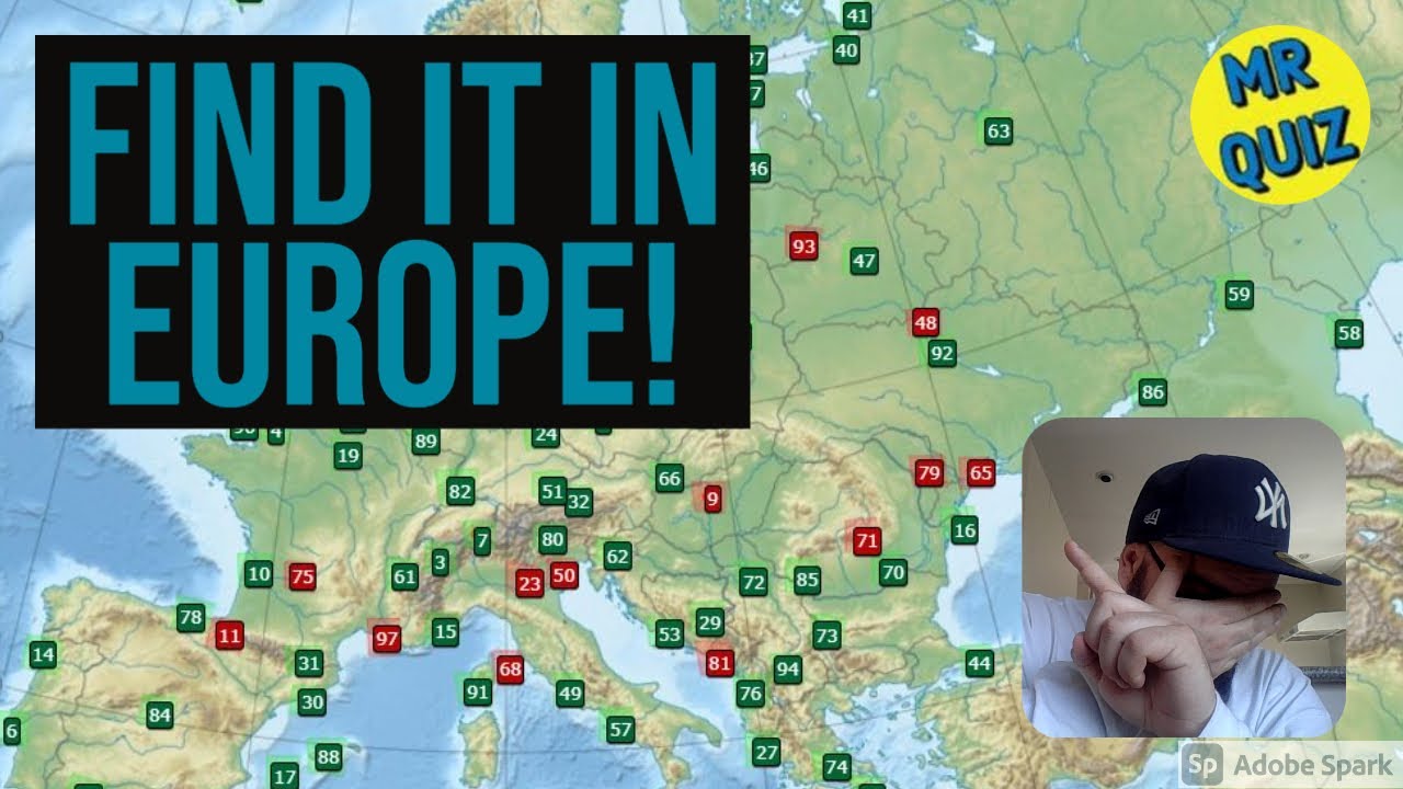 Find it in Europe - extra challenging map quiz!