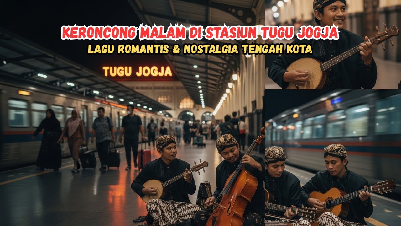 Keroncong Malam di Stasiun Tugu Jogja – Lagu Romantis & Nostalgia Tengah Kota