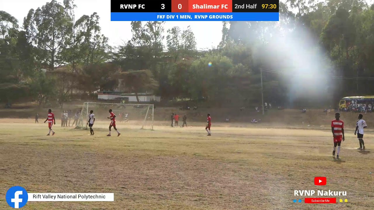 Match Day: RVNP FC vs Shalimar FC,
FKF Div 1 Men, RVNP Grounds