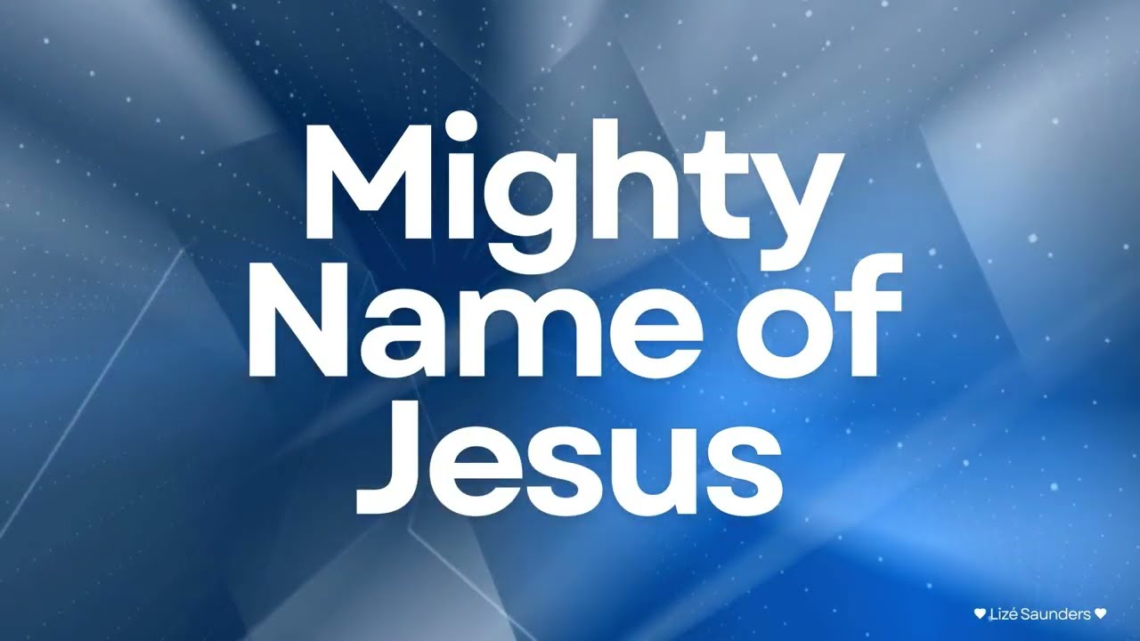 Mighty Name Of Jesus - Backing Track with Lyrics (Eb - Capo 1/G)
