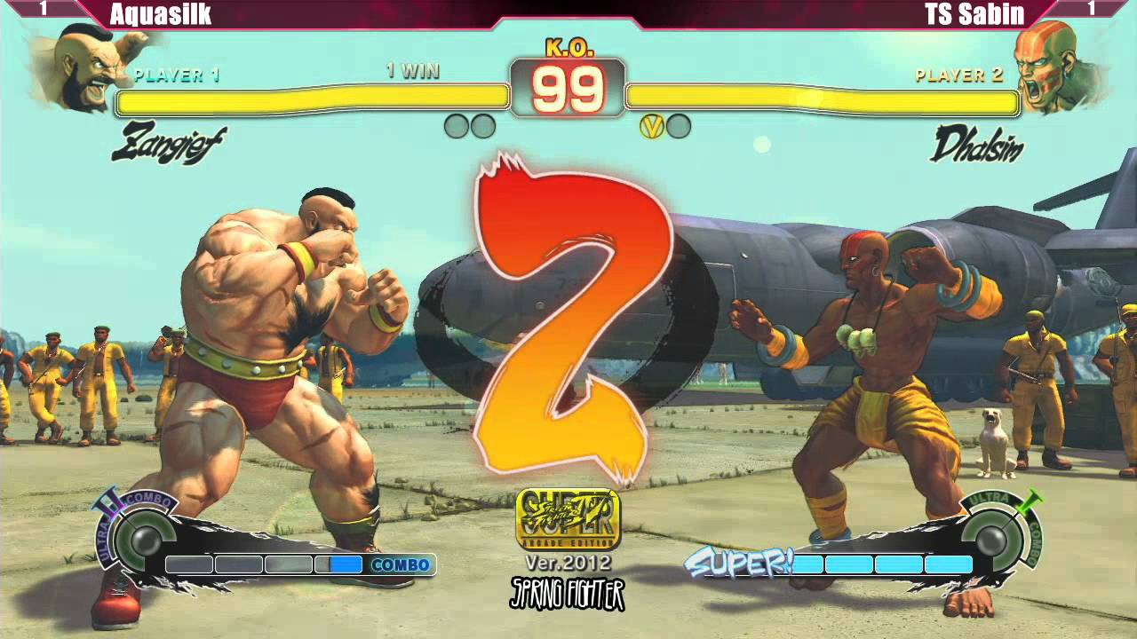 AE2012 Grand Finals Aquasilk vs TS Sabin - NYU Spring Fighter 2012 Tournament