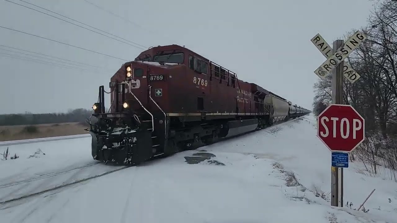 Train 445 Pulling 187 Cars Trotted By South Haven, MN