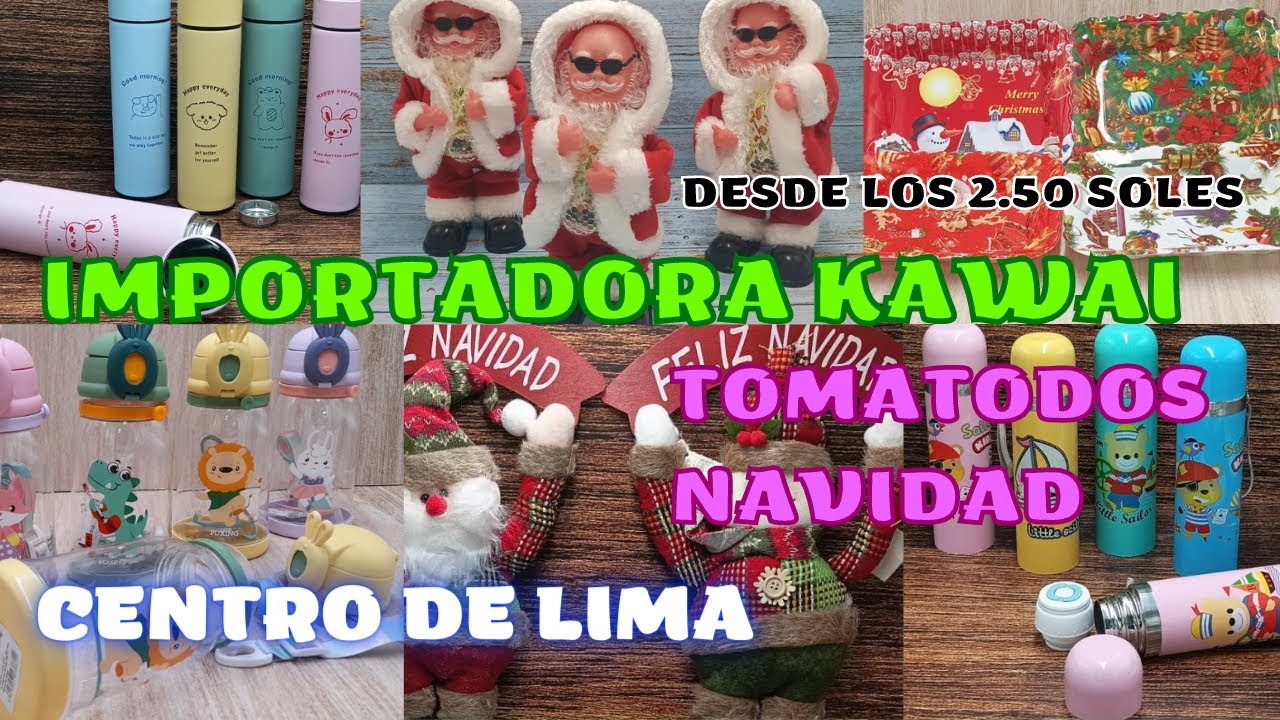 CENTRO DE LIMA:ADORNOS NAVIDEÑOS AL POR MAYOR