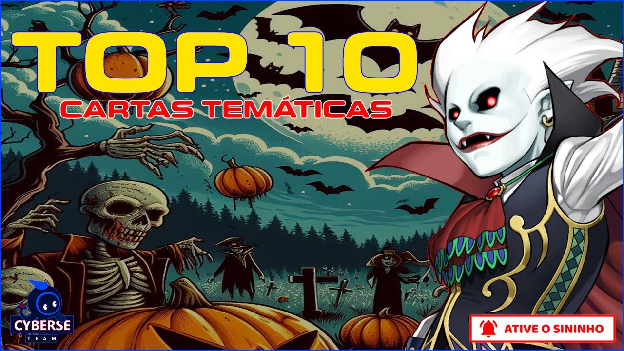 TOP 10 - Cartas Temáticas (Natal, Ano Novo, Halloween, etc)