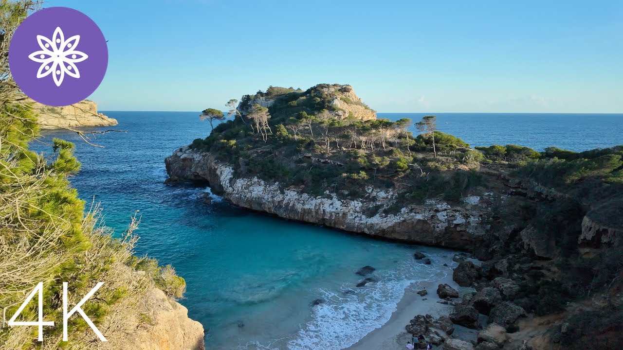 Relaxing Walk in Caló des Moro // Mallorca 4K