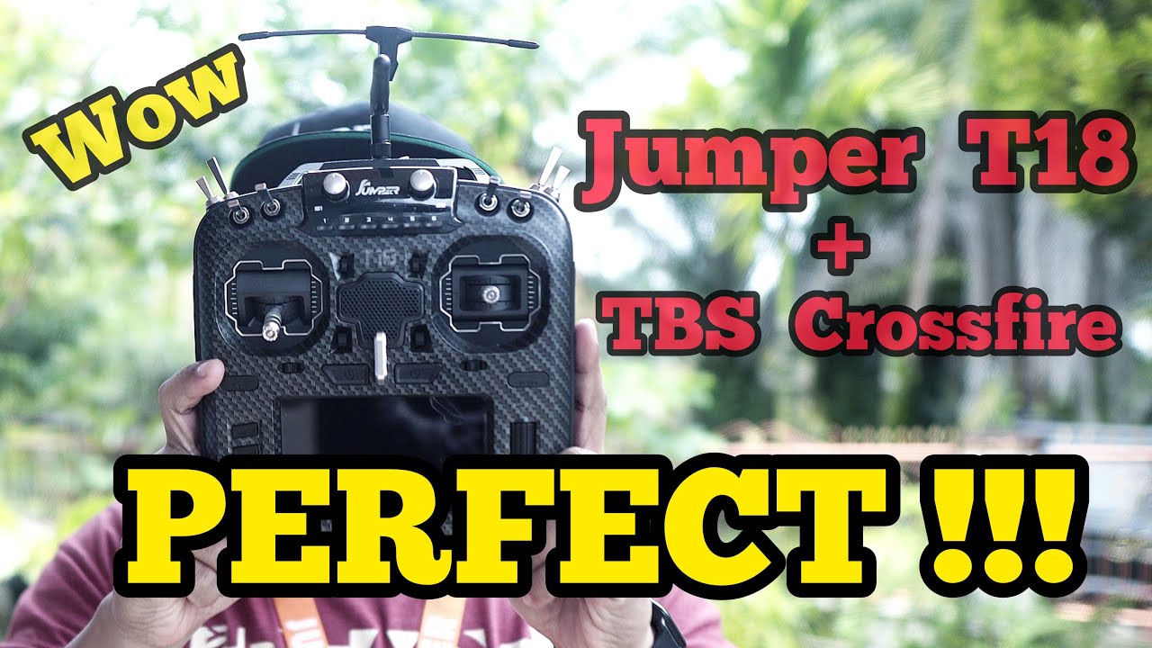 Jumper T18 - TBS Crossfire - Unboxing, Review & Test - English Sub