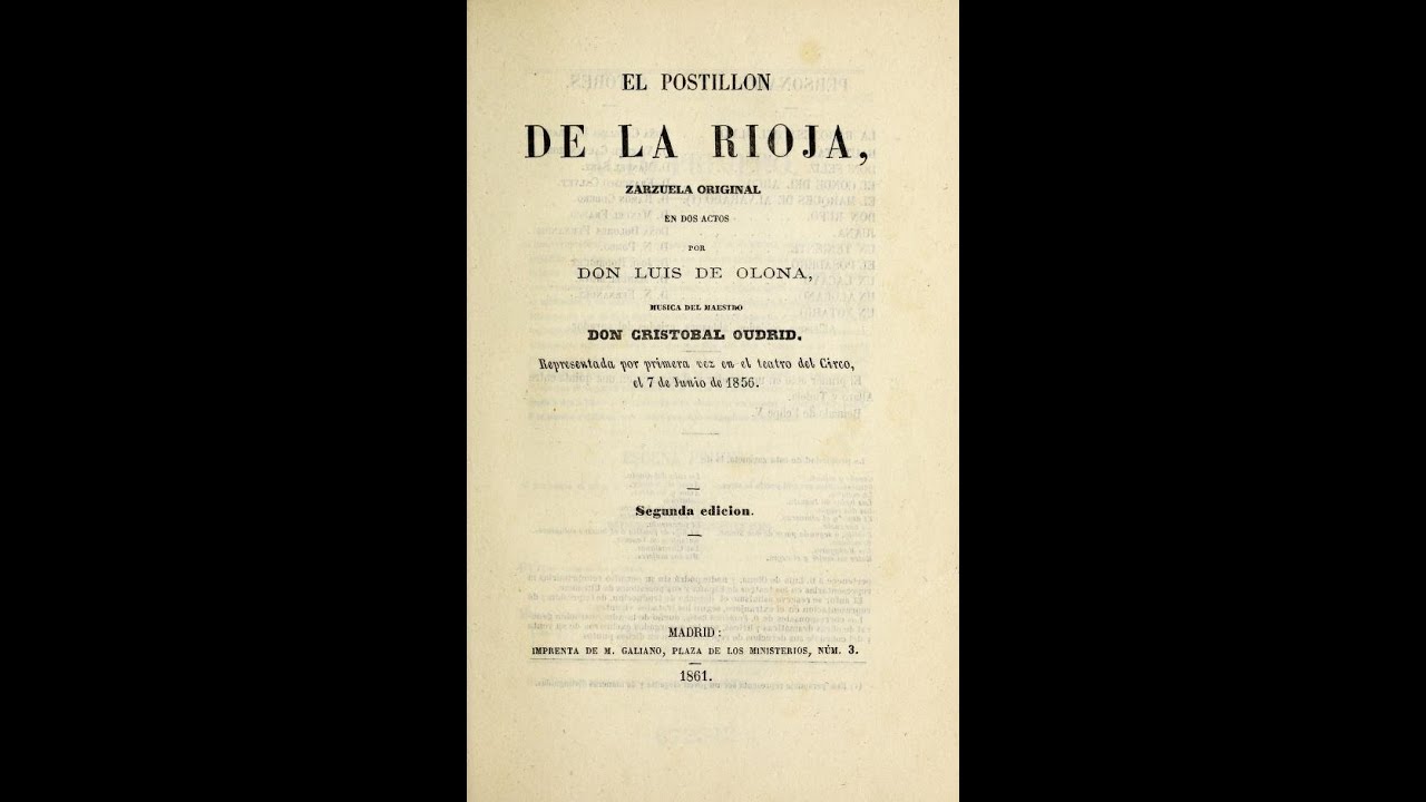 Postillón de la Rioja, el - 1856